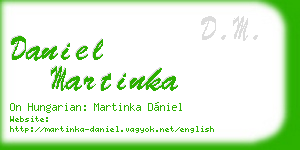 daniel martinka business card